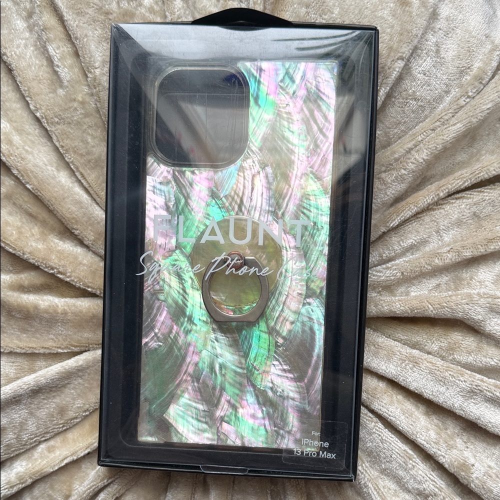 Square by Flaunt: Phone Case for iPhone 13 Pro Max Mother of Pearl